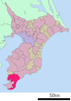 Localización de Minamibōsō