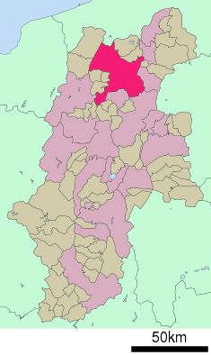 Localización de Nagano