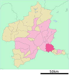 Localización de Ōta