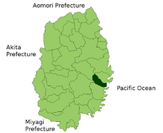 Localización de Ōtsuchi