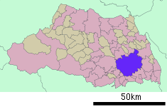 Localización de Saitama