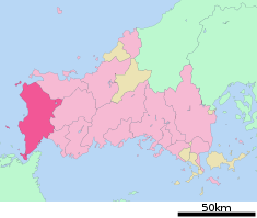 Localización de Shimonoseki