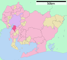 Localización de Tōkai