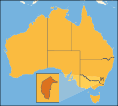 Ubicación de Territorio de la Capital Australiana