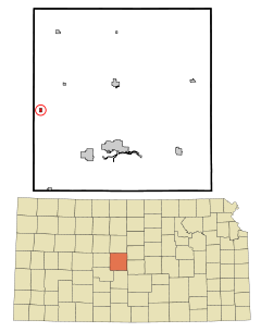 Ubicación en el condado de Barton en KansasUbicación de Kansas en EE. UU.
