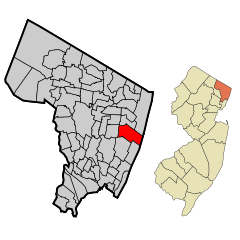 Ubicación en el condado de Bergen en Nueva JerseyUbicación de Nueva Jersey en EE. UU.