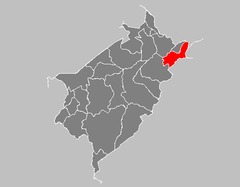 Ubicación de Municipio Cardenal Quintero