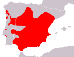 Distribución de Chalcides bedriagai.