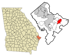 Chatham County Georgia Incorporated and Unincorporated areas Wilmington Island Highlighted.svg
