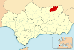 Ubicación de Condado de Jaén
