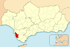 Ubicación de Bahía de Cádiz