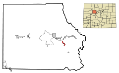 Ubicación en el condado de Eagle en el estado de Colorado Ubicación de Colorado en EE. UU.
