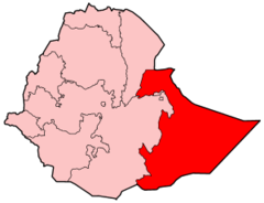 Ubicación de Región Ogaden