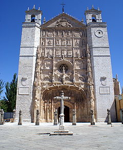 Fachada de la iglesia conventual de San Pablo (Valladolid).jpg