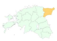 Ubicación de Condado de Ida-Viru