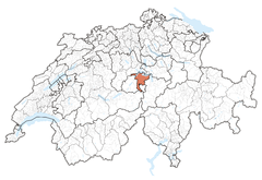 Ubicación de Cantón de Nidwalden