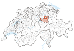 Ubicación de Cantón de Schwyz