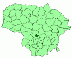 Ubicación de Distrito Municipio de Kaunas