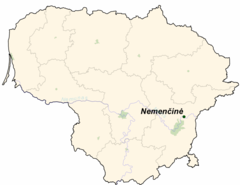 Ubicación de Nemenčinė