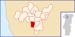 Localización de Gueifães (Cidade da Maia)