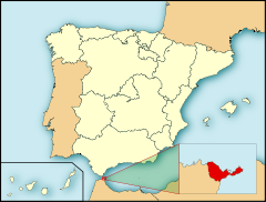 Ubicación de Ceuta