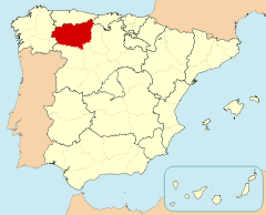 Ubicación de la provincia de León