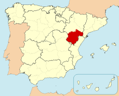 Ubicación de Provincia de Teruel