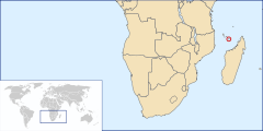 Ubicación de Mayotte