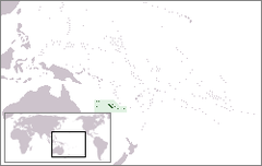 Ubicación de Nueva Caledonia