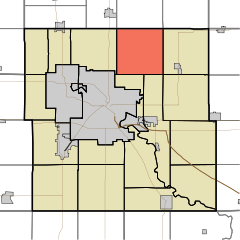 Ubicación en el condado de Black Hawk en el estado de Iowa. Ubicación de Iowa en EE. UU.