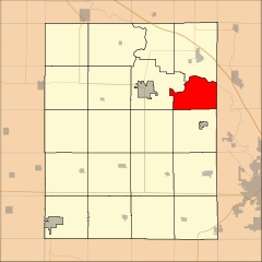 Ubicación en el condado de Benton en el estado de Iowa Ubicación de Iowa en EE. UU.