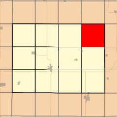 Ubicación en el condado de Adams en el estado de Iowa Ubicación de Iowa en EE. UU.