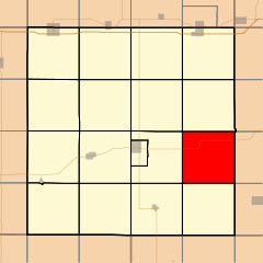 Ubicación en el condado de Adair en el estado de Iowa Ubicación de Iowa en EE. UU.