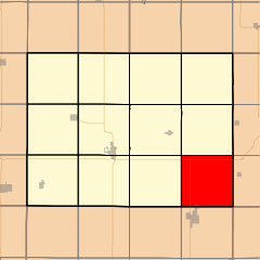 Ubicación en el condado de Adams en el estado de Iowa Ubicación de Iowa en EE. UU.