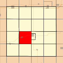Ubicación en el condado de Adair en el estado de Iowa Ubicación de Iowa en EE. UU.