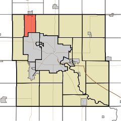 Ubicación en el condado de Black Hawk en el estado de Iowa. Ubicación de Iowa en EE. UU.