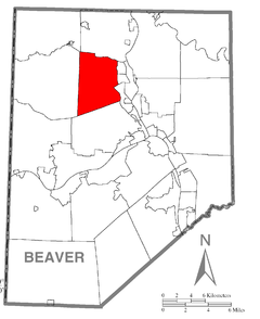 Ubicación en el condado de BeaverUbicación del condado en PensilvaniaUbicación de Pensilvania en EE. UU.