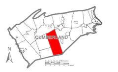 Ubicación en el condado de CumberlandUbicación del condado en PensilvaniaUbicación de Pensilvania en EE. UU.