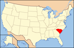 Ubicación de Carolina del Sur