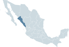 Ubicación de Sinaloa
