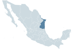Ubicación de Tamaulipas
