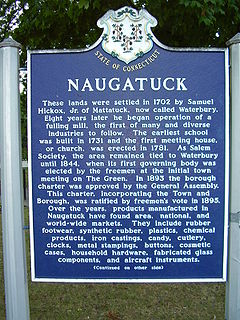 Naugatuck town history sign 1.jpg