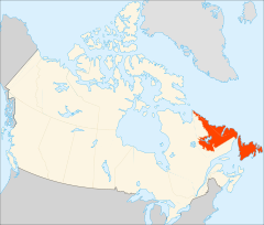 Ubicación de Terranova y Labrador