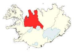 Ubicación de Norðurland Vestra
