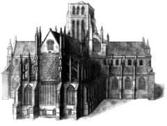 Old St. Paul's Cathedral from the east - Project Gutenberg eText 16531.png