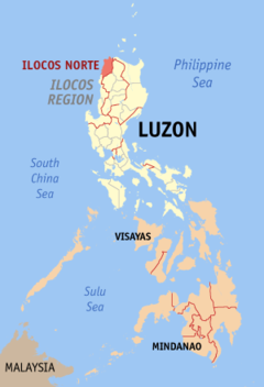 Ubicación de Ilocos Norte