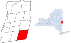 RensselaerCounty Stephentown with NY.svg