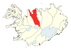 Ubicación de Skagafjarðarsýsla