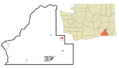 Ubicación en el condado de Walla Walla en el estado de Washington Ubicación de Washington en EE. UU.