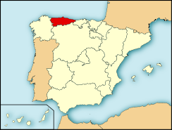 Situación de Asturias